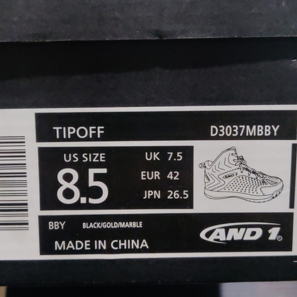 And 1 TIPOFF ATLETICS SHOES Men's - Picture 14 of 14